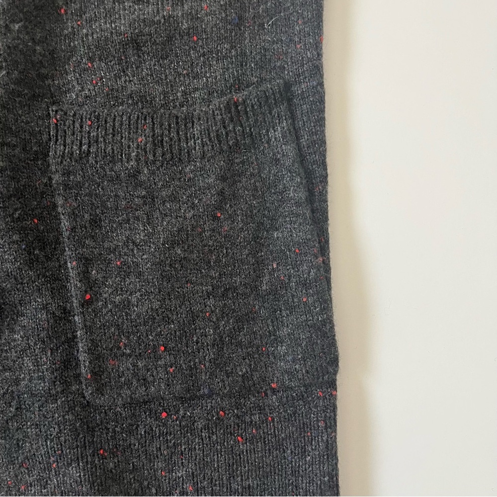 Madewell Women's Gray Donegal Kent Open Front Cardigan Sweater Size S - Picture 3 of 8